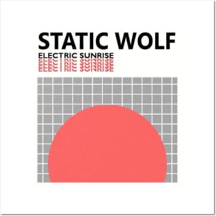 Electric Sunrise by Static Wolf Posters and Art